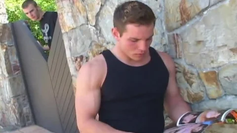 Next Door Buddies: Cock Stroking under the Stars
