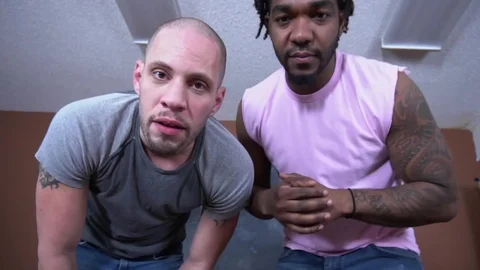 ManUpFilms: Gay John in sneakers domination instruction