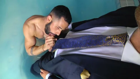 Dare to be Different: Logan's Suit-Soaked Rendezvous