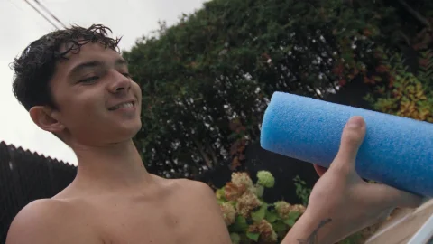 Men: Banging Buds on Poolside Duty
